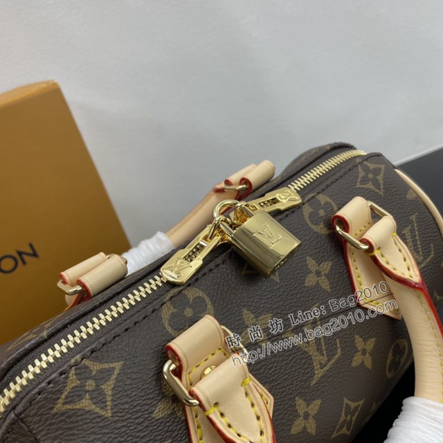 Lv路易威登2023專櫃新款Speedy Bandoulière20手袋 LV老花手提肩背女包 M46222 M46234 M46594 ydh5147